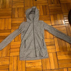 Gently Used Gray lululemon athletica Zip-Up Pullover Sweater